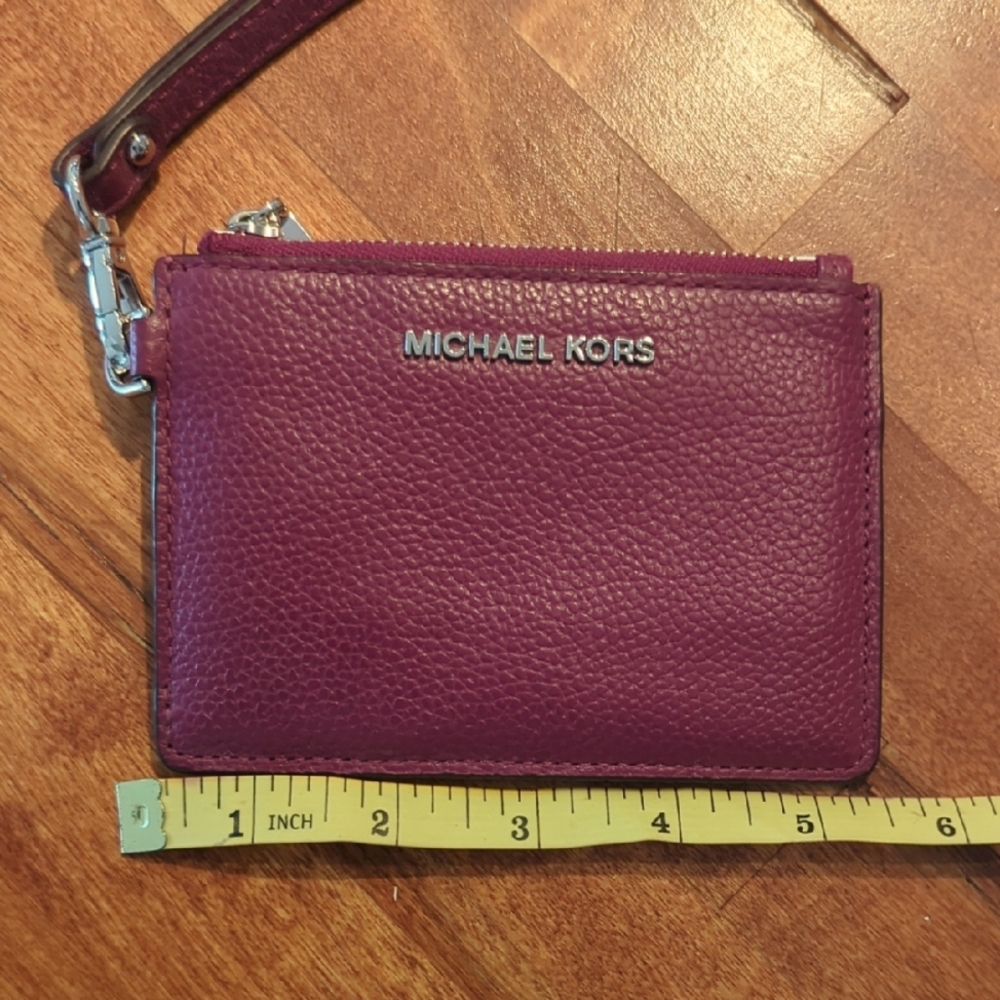 Michael Kors Berry Leather Wristlet